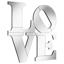Load image into Gallery viewer, Keiran - Love Lettered Wall Mirror - Silver