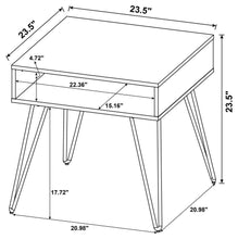 Load image into Gallery viewer, Fanning - Engineered Wood Side End Table - Golden Oak