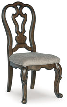 Load image into Gallery viewer, Maylee - Dark Brown - Dining Upholstered Side Chair (Set of 2)