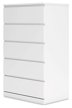 Load image into Gallery viewer, Onita - White - Five Drawer Chest