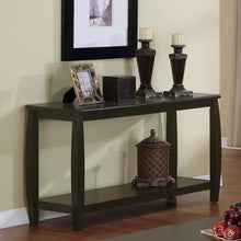 Load image into Gallery viewer, Dixon - Wood Entryway Console Table With Shelf - Cappuccino