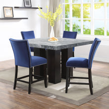 Load image into Gallery viewer, Camila - Square Counter Dining Set - Gray Top