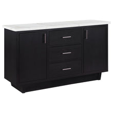 Load image into Gallery viewer, Sherry - 3-Drawer Marble Top Sideboard Buffet - Rustic Espresso