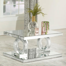 Load image into Gallery viewer, Breena - Rectangular Mirrored Acrylic Coffee Table - Silver