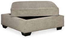 Load image into Gallery viewer, Bovarian - Stone - Ottoman With Storage