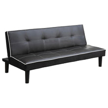 Load image into Gallery viewer, Katrina - Upholstered Tufted Convertible Sofa Bed - Black