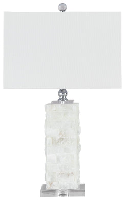 Malise - White - Alabaster Table Lamp
