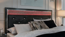 Load image into Gallery viewer, Kaydell - Uph Panel Headboard - Glitter Details