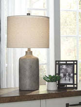 Load image into Gallery viewer, Linus - Antique Black - Ceramic Table Lamp