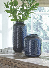 Load image into Gallery viewer, Marenda - Navy Blue - Vase Set (Set of 2)
