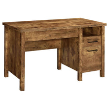 Load image into Gallery viewer, Delwin - 2-Drawer Lift Top Computer Desk - Rustic Nutmeg