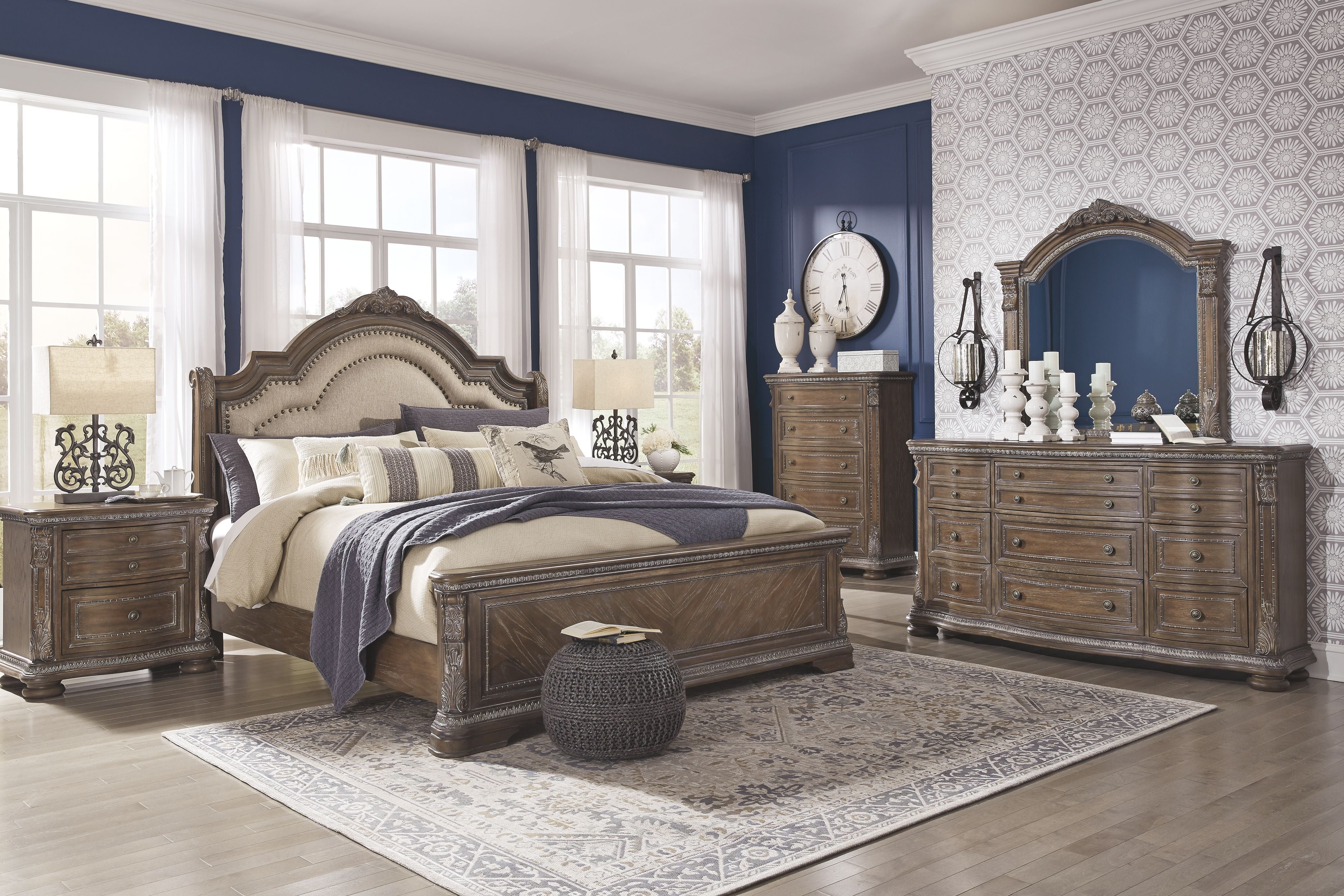 7pc faemond shop bedroom set