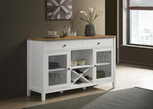 Load image into Gallery viewer, Hollis - 2 Door Dining Sideboard Buffet Storage Cabinet - White