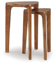 Load image into Gallery viewer, Brynnleigh - Medium Brown - Accent Table Set (Set of 2)