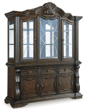 Load image into Gallery viewer, Maylee - Dark Brown - Dining Buffet And Hutch