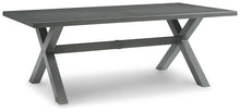 Load image into Gallery viewer, Elite Park - Gray - Rect Dining Table W/Umb Opt