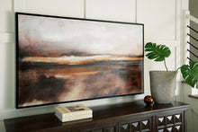 Load image into Gallery viewer, Drewland - Black / Brown / Orange - Wall Art