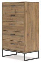 Load image into Gallery viewer, Deanlow - Honey - Five Drawer Chest