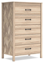 Load image into Gallery viewer, Battelle - Tan - Five Drawer Chest