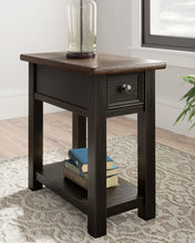 Load image into Gallery viewer, Tyler - Black / Gray - Chair Side End Table