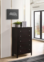 Load image into Gallery viewer, Carlton - 5-Drawer Bedroom Chest - Cappuccino