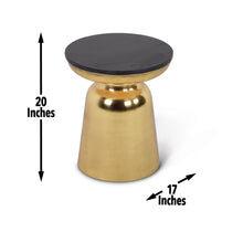 Load image into Gallery viewer, Jovana - Round End Table - Black