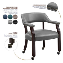 Load image into Gallery viewer, Tournament - Arm Chair With Casters