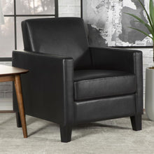 Load image into Gallery viewer, Julio - Upholstered Track Arm Accent Chair - Black