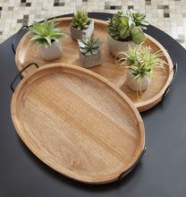 Load image into Gallery viewer, Jocelyne - Brown / Black - Tray Set (Set of 2)