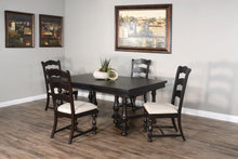 Load image into Gallery viewer, Scottsdale - Ladderback Side Chair With Cushion Seat - Black / White
