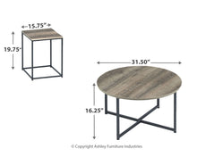 Load image into Gallery viewer, Wadeworth - Brown / Beige - Occasional Table Set (Set of 3)