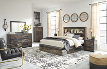Load image into Gallery viewer, Drystan - Dresser, Mirror, Bookcase Bed Set