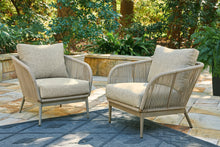 Load image into Gallery viewer, Swiss Valley - Beige - Lounge Chair W/Cushion (Set of 2)