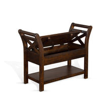 Load image into Gallery viewer, Homestead - Accent Bench With Storage - Dark Brown