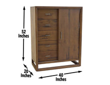 Load image into Gallery viewer, Lofton - Gentleman&#39;s Chest - Dark Brown