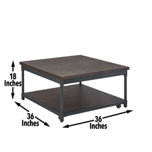 Load image into Gallery viewer, Prescott - Lift-Top Square Cocktail Table - Brown