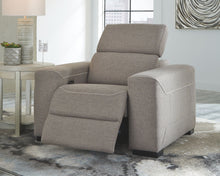 Load image into Gallery viewer, Mabton - Gray - Pwr Recliner/Adj Headrest