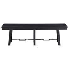 Load image into Gallery viewer, Newport - Trestle Dining Bench - Black