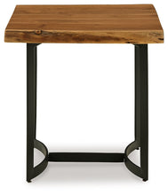 Load image into Gallery viewer, Fortmaine - Brown / Black - Rectangular End Table