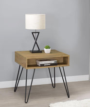 Load image into Gallery viewer, Fanning - Engineered Wood Side End Table - Golden Oak