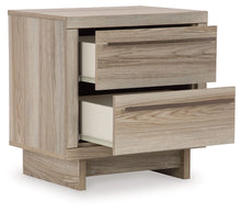 Load image into Gallery viewer, Hasbrick - Tan - Two Drawer Night Stand