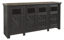 Load image into Gallery viewer, Tyler Creek - Black / Gray - Extra Large TV Stand