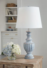Load image into Gallery viewer, Cylerick - Antique Blue - Terracotta Table Lamp