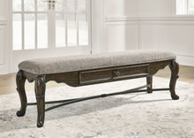 Load image into Gallery viewer, Maylee - Dark Brown - Upholstered Storage Bench