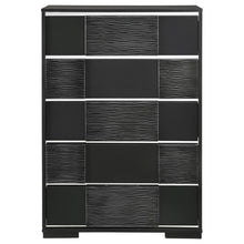 Load image into Gallery viewer, Blacktoft - 5-Drawer Bedroom Chest - Black