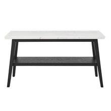 Load image into Gallery viewer, Vida - Marble Top Sofa Table - Black / White