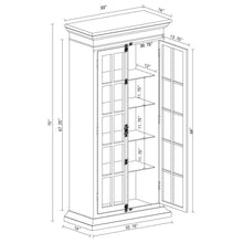 Load image into Gallery viewer, Toni - 2 Door Wood Tall Storage Cabinet - Distressed White