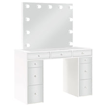 Load image into Gallery viewer, Regina - Makeup Vanity Table Set With Lighting - White