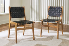Load image into Gallery viewer, Fortmaine - Brown / Black - Dining Room Side Chair (Set of 2)