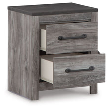 Load image into Gallery viewer, Bronyan - Dark Gray - Two Drawer Night Stand